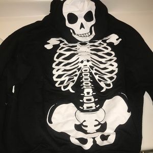 NWOT Skeleton Hoodie